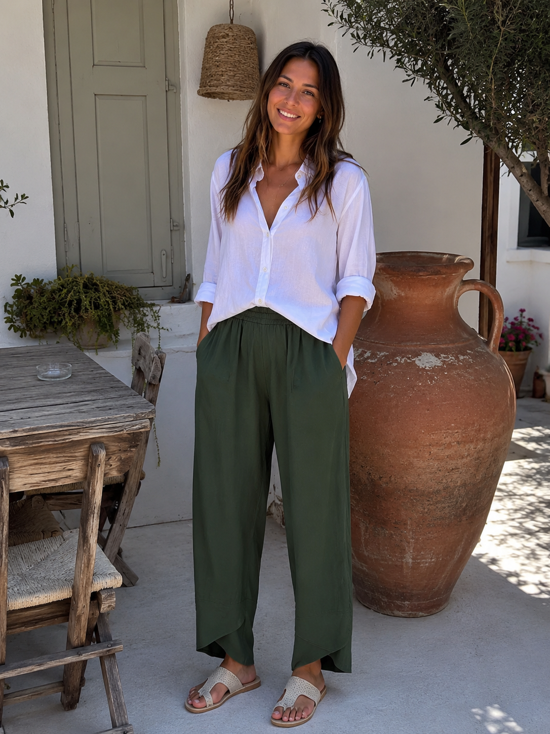 PANTALON LINO CUTE